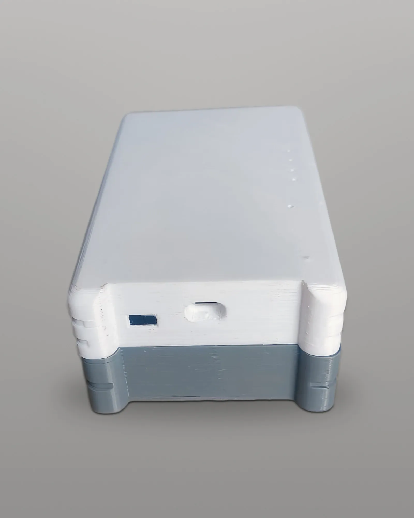 Two-tone 3D-printed handheld device enclosure